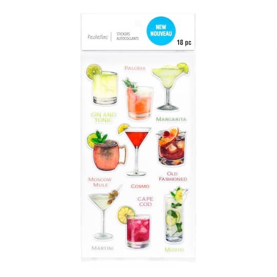 Craft Cocktails Stickers by Recollections™